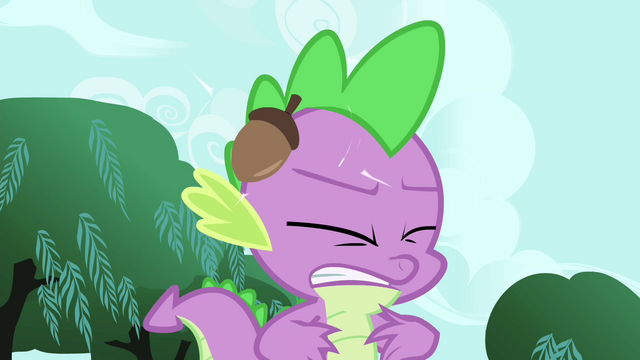 File:Spike gets hit with an acorn S4E23.png