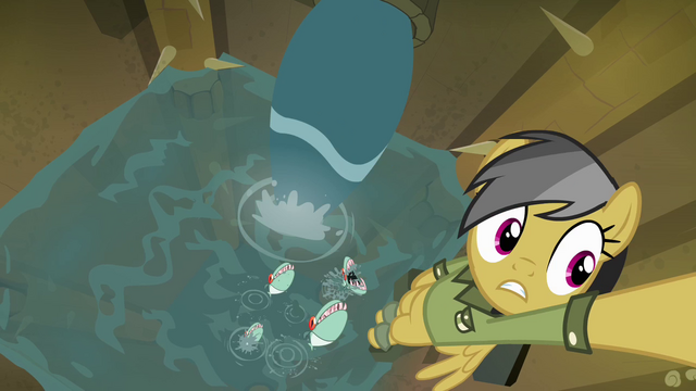 File:Piranhas jumping at Daring Do S4E04.png