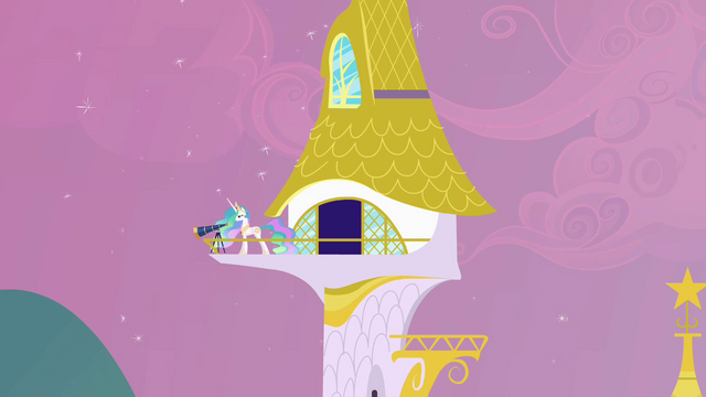 File:Princess Celestia guarding Canterlot S2E25.png