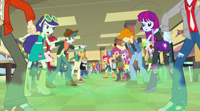File:Canterlot High cafeteria clouded in green mist (new version) EG2.png