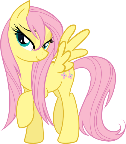 File:FANMADE Fluttershy wet mane.png
