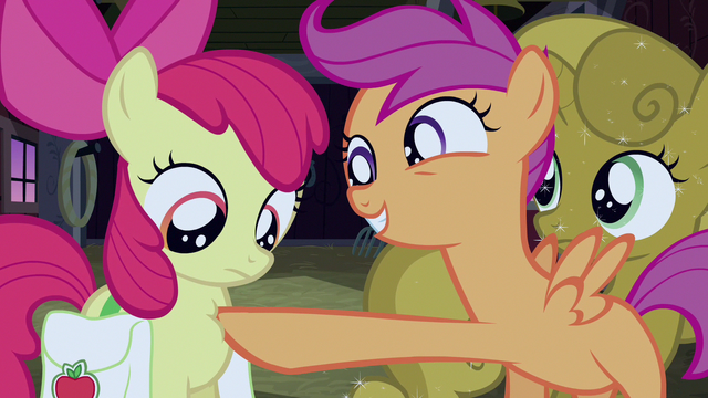 File:Scootaloo poke & smile S3E4.png