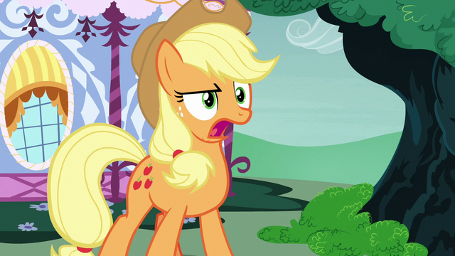 File:Applejack "why are you mad at me?!" S7E9.png