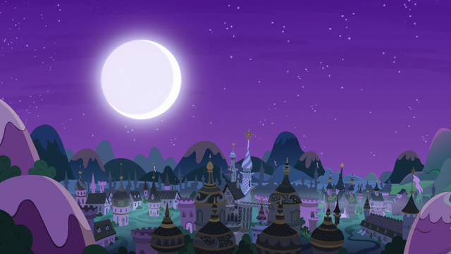 File:Moon shines over Canterlot as lights go out S7E10.png