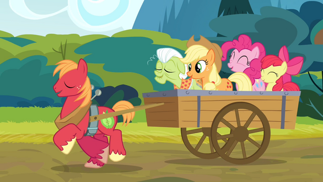File:The Apples and Pinkie singing the reprise S4E09.png
