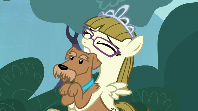 File:Zipporwhill carrying her big dog Ripley S7E6.png