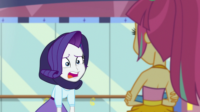 File:Rarity looks dismayed at Sour Sweet EGS1.png