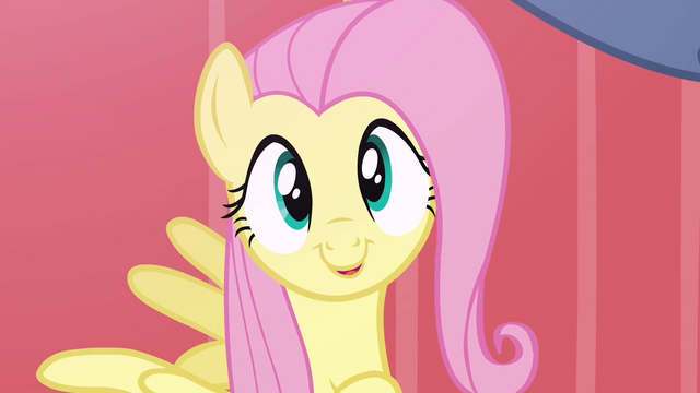 File:Fluttershy being cute and happy S2E19.png