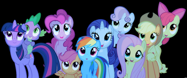 File:FANMADE Ponies watching meteor shower.png