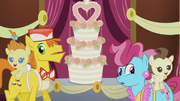 The Cakes arrive at the wedding S5E9.png