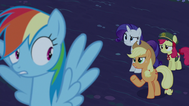 File:Applejack "'any minute now' what?" S6E15.png