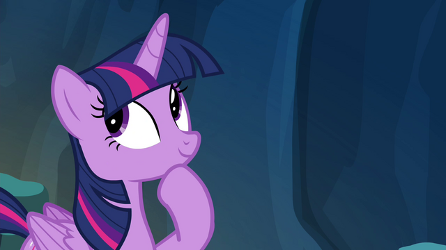 File:Twilight Sparkle thinking S4E25.png