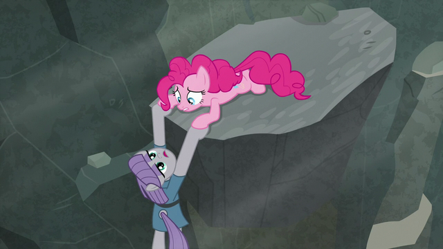 File:Maud Pie hanging from a gorge ledge S7E4.png