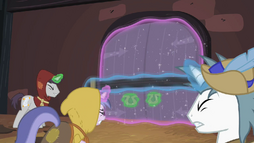 Unicorns trying to hold the door closed S02E11