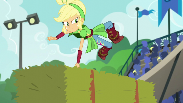 File:Applejack deftly leaps over a hay bale EG3.png