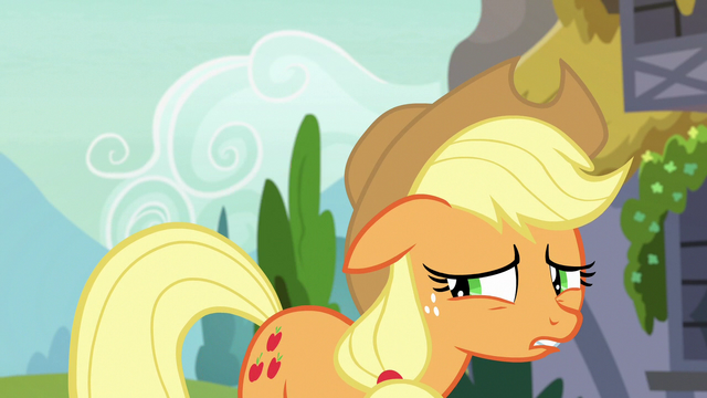 File:Applejack feeling guilty S7E9.png