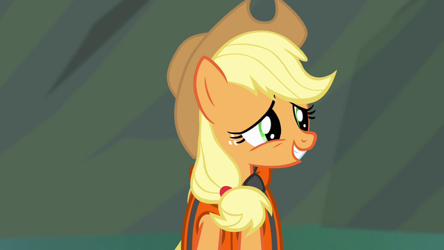 File:Applejack embarrassed S4E09.png