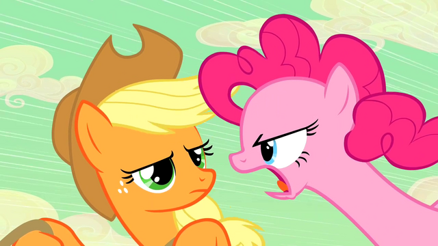 File:Pinkie Pie scolding Applejack for breaking a Pinkie Promise S2E14.png