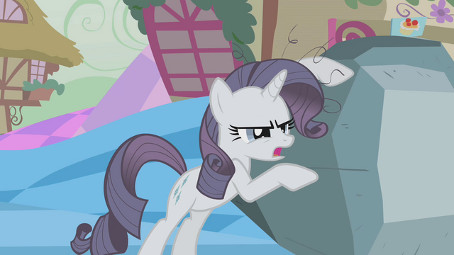 File:Grey Rarity claiming her rock S2E2.png