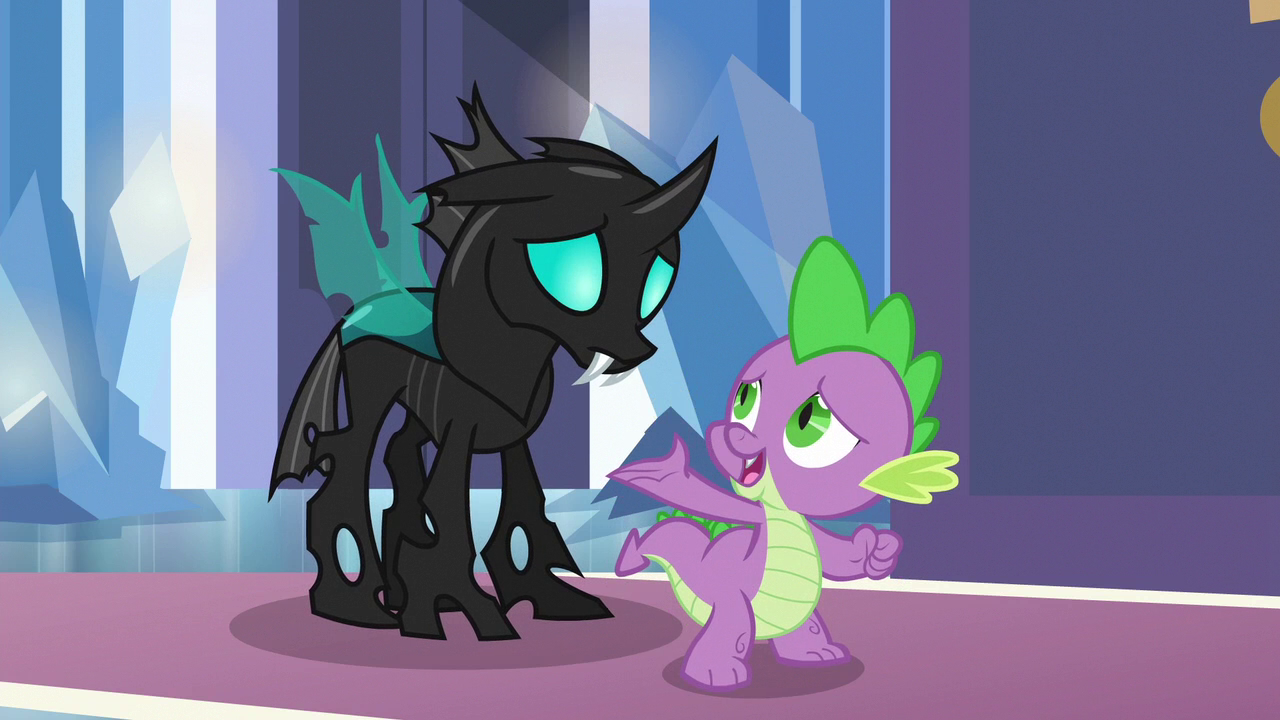 Image - Spike introducing Thorax as his friend S6E16.png 