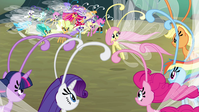File:Fluttershy speaking Breezie language S4E16.png