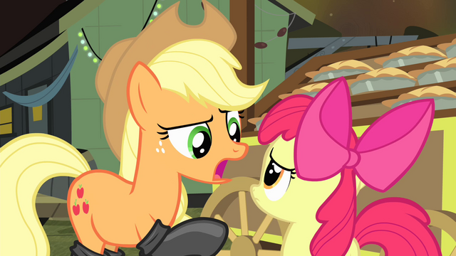 File:Applejack "trying to make this delivery on your own" S4E17.png