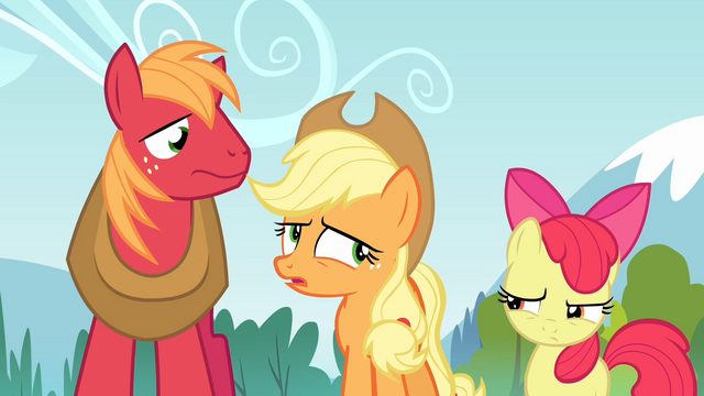 File:Applejack 'Don't know that it's helpful' S4E09.png