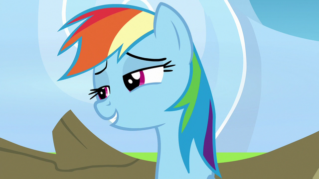 File:Rainbow Dash calling herself amazing S7E7.png