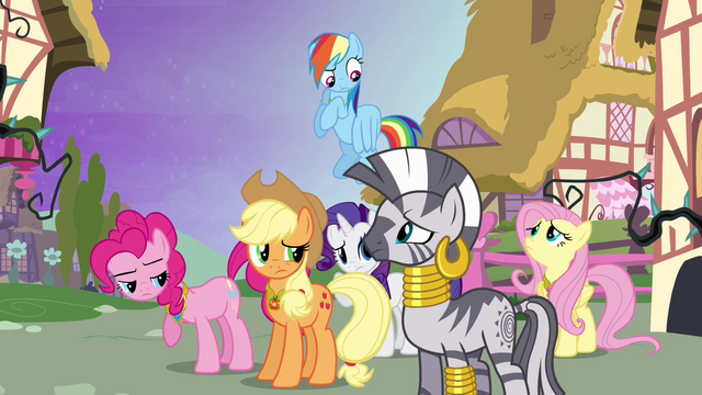 File:Ponies looking at Zecora S4E02.png