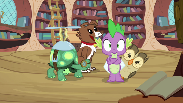 File:Owlowiscious behind Spike S3E11.png