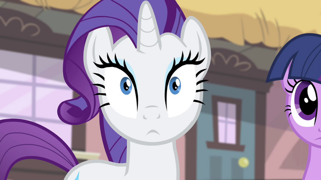 File:Rarity looks at Trenderhoof S4E13.png