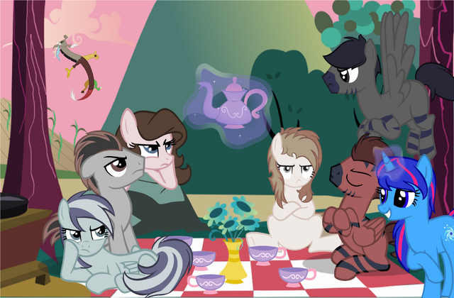 File:FANMADE Amelia and her friends affected by Discord.png