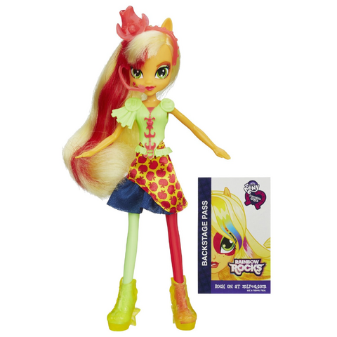File:Applejack Equestria Girls Rainbow Rocks neon doll.png