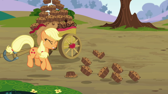 File:Applejack feels the impact S4E10.png