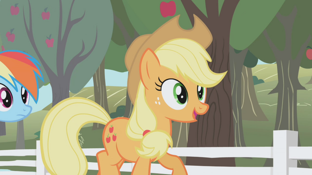 File:Applejack "Drummin' up business for the farm" S01E03.png