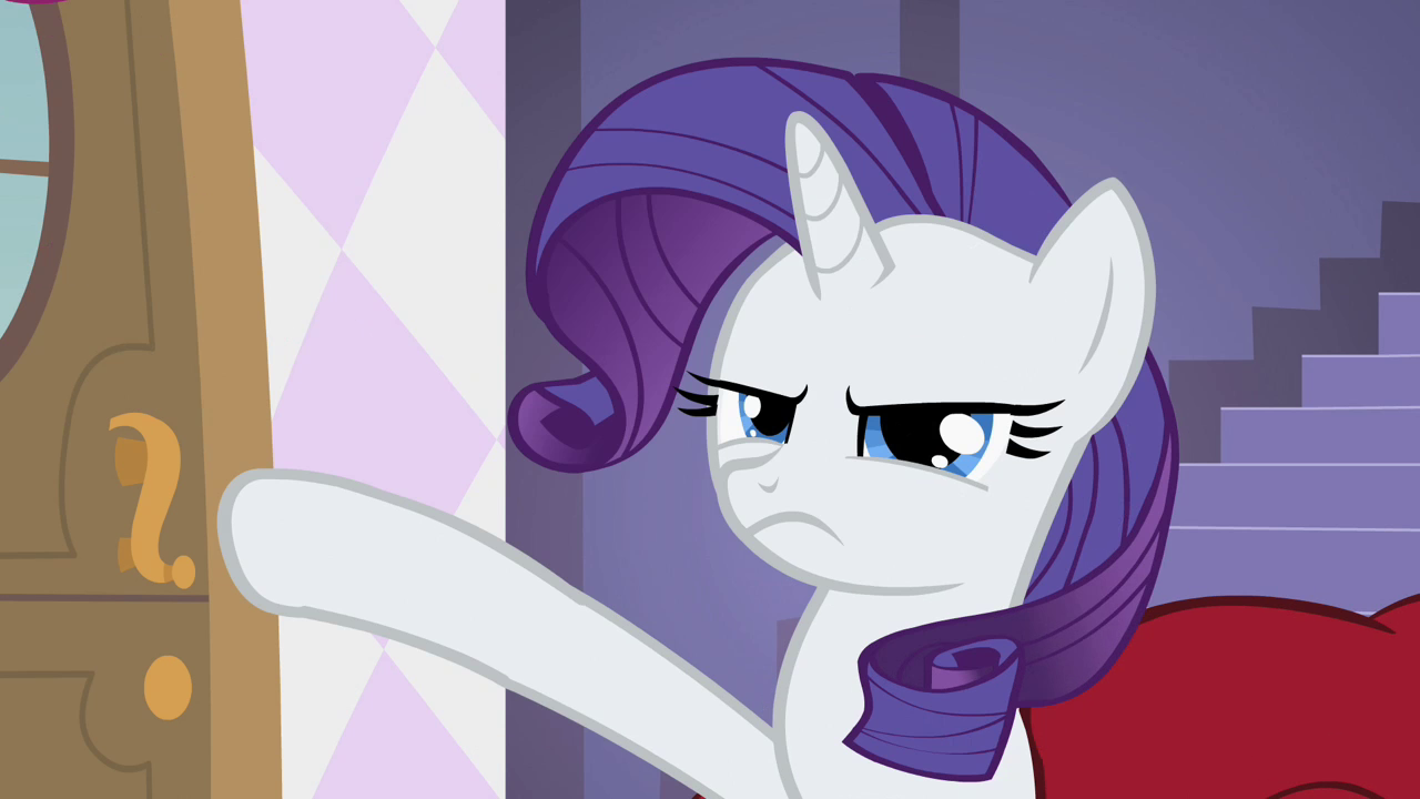 Image Rarity in anger S2E05.png My Little Pony Friendship is Magic