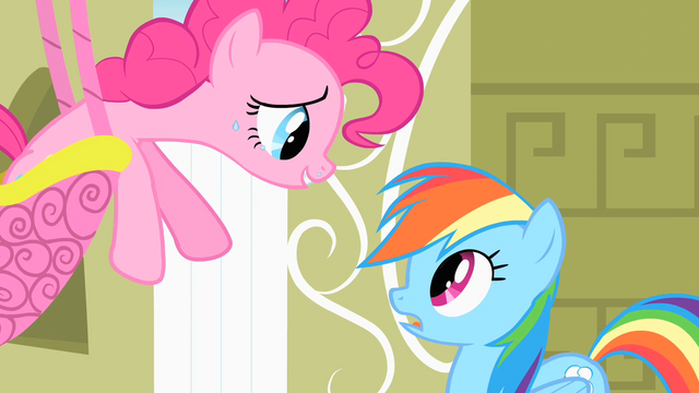 File:Pinkie Pie singing to Rainbow Dash S1E25.png