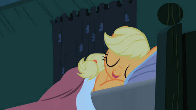 File:Applejack sleeping S2E12.png