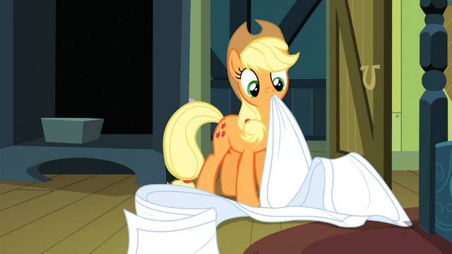 File:Applejack zoned out S3E4.png