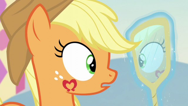 File:Mirror being levitated to Applejack S5E24.png