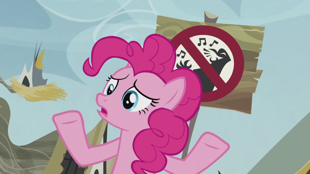 File:Pinkie Pie "musical numbers with no singing?" S5E8.png
