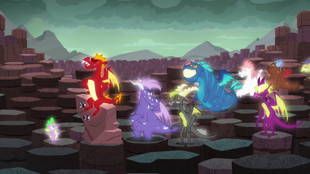 File:Other dragons laughing S6E5.png