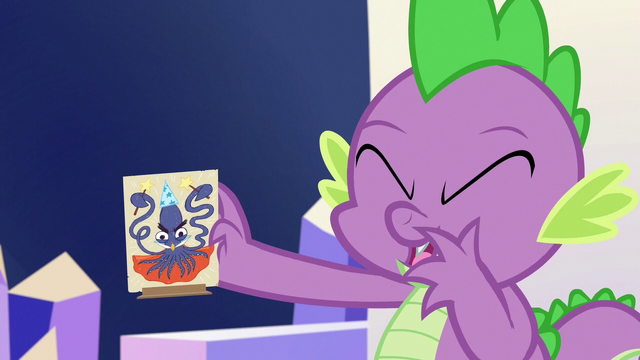File:Spike laughing to himself S6E17.png