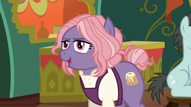 File:Matronly Pony "this food is an inspiration" S6E12.png