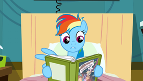 Rainbow Dash shocked by storyline S2E16
