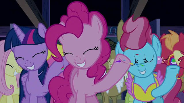 File:Ponies wiping rainbow colors away S6E15.png