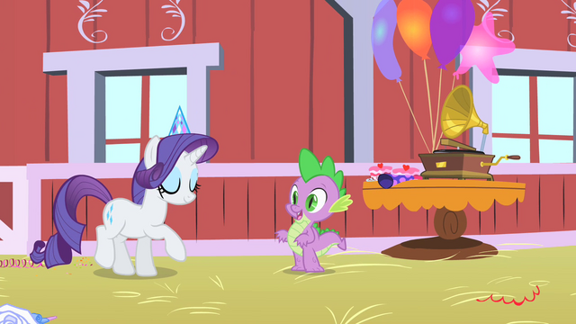 File:Spike in Pinkie Pie's party S1E25.png