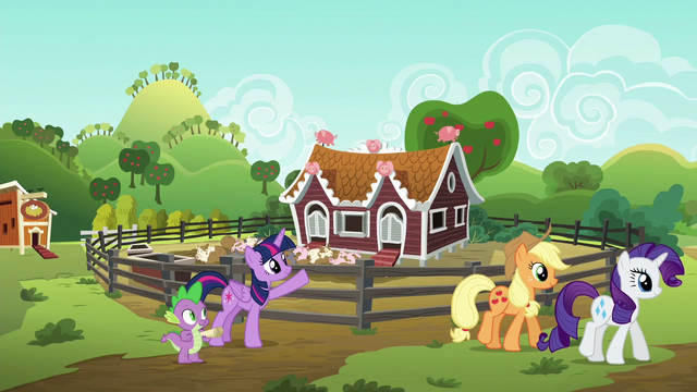 File:Twilight waves goodbye to Applejack and Rarity S6E10.png