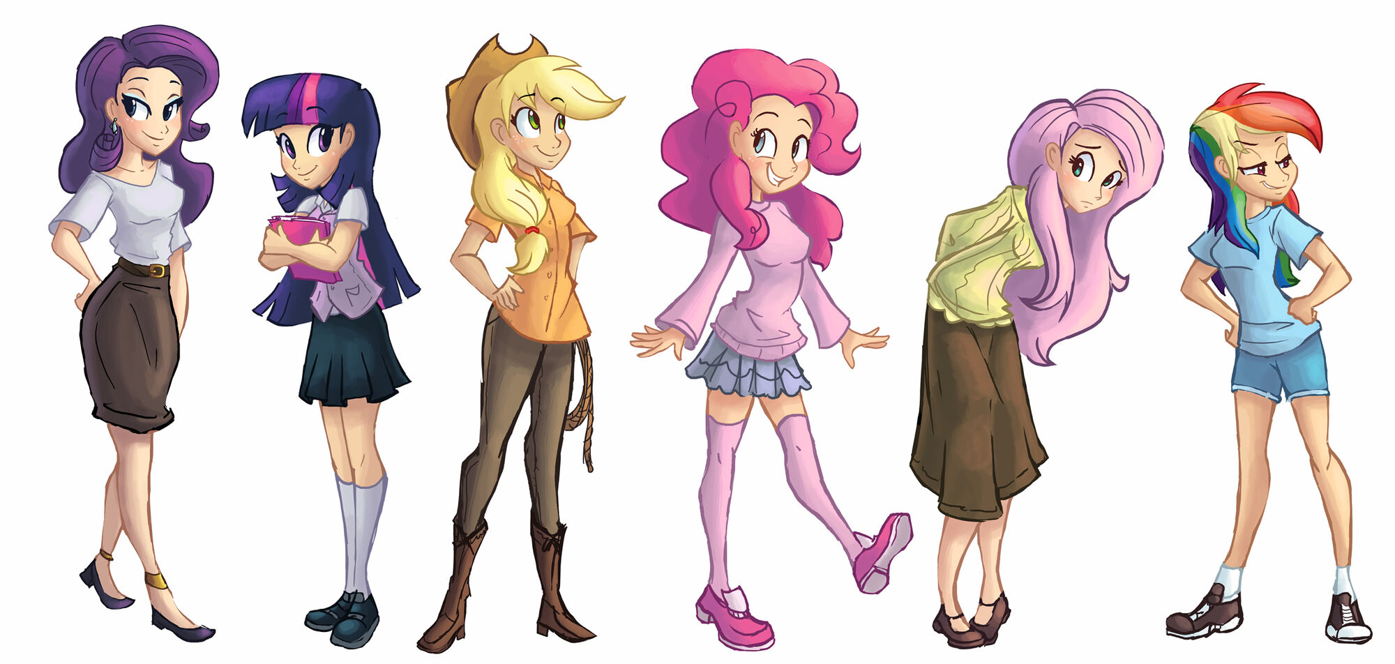 Humanized ponies | My Little Pony Fan Labor Wiki | FANDOM ...