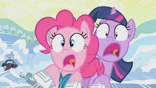 파일:Pinkie Pie and Twilight crashing S1E11.png